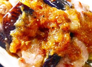 豚ロースなす★にんにく醤油ステーキソース-レシピのメイン写真