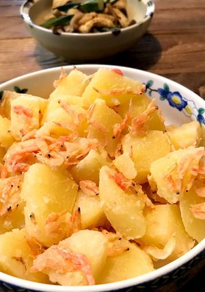 簡単＊おつまみ＊お弁当＊桜エビのポテサラ-レシピのメイン写真