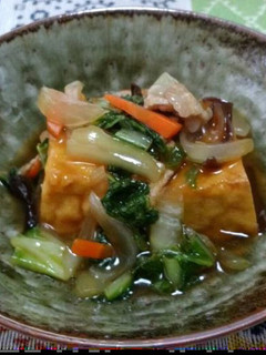 厚揚げの野菜あんかけ-レシピのメイン写真