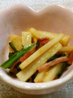 長芋のバター炒め-レシピのメイン写真