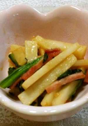 長芋のバター炒め-レシピのメイン写真