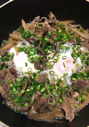 牛肉とごぼうの柳川風-レシピのメイン写真