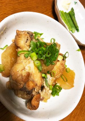 圧力鍋で手羽大根の煮物♡-レシピのメイン写真
