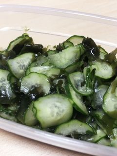 きゅうりとわかめの酢の物-レシピのメイン写真