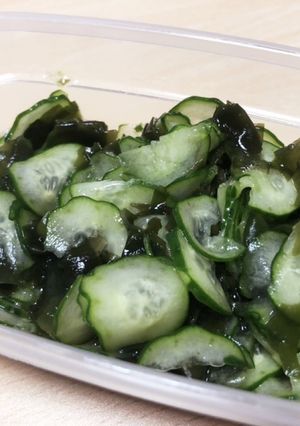 きゅうりとわかめの酢の物-レシピのメイン写真