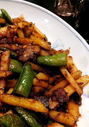 豚肉とスナップえんどうの炒めもの-レシピのメイン写真