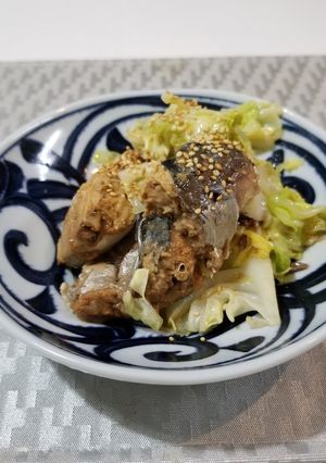 春キャベツとサバ缶の煮浸し-レシピのメイン写真