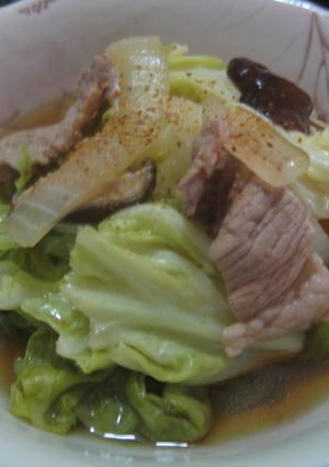 万能煮だしで♪春野菜と豚のさっと煮-レシピのメイン写真