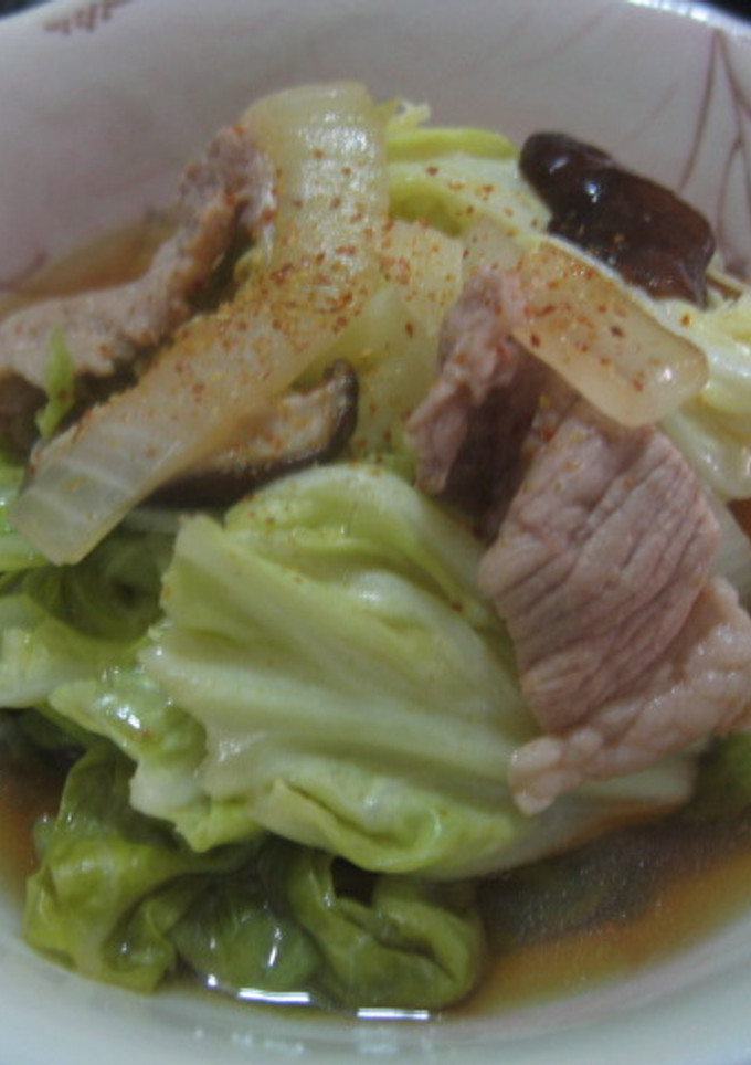 万能煮だしで♪春野菜と豚のさっと煮-レシピのメイン写真
