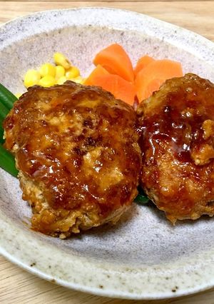 豆腐でふわふわ！家庭の味のハンバーグ♪-レシピのメイン写真