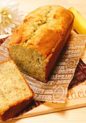 ふわふわバナナパウンドケーキ-レシピのメイン写真