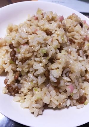 簡単★早い！納豆チャーハン-レシピのメイン写真
