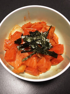 サーモンユッケ丼-レシピのメイン写真