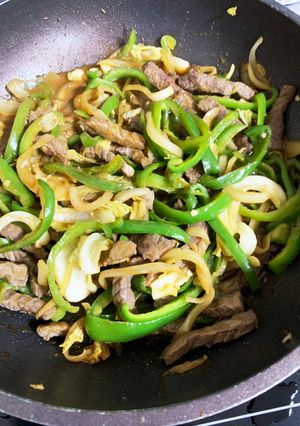 残り物で手抜き青椒肉絲-レシピのメイン写真