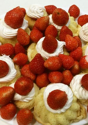 塩プチイチゴケーキ マリーム使用-レシピのメイン写真