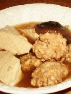 鶏肉団子の煮奴-レシピのメイン写真