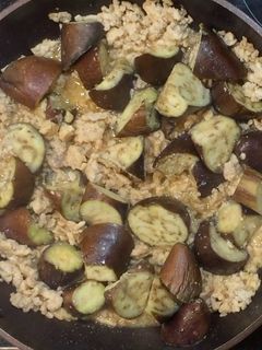 ナスの味噌炒め丼-レシピのメイン写真