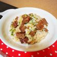 ☆サイコロステーキのガーリック炒飯☆