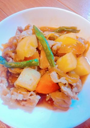 豚肉で作る肉じゃが-レシピのメイン写真