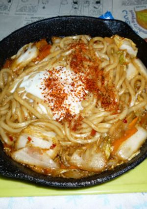 きのこ大好き野菜MIXの甘辛焼きうどん-レシピのメイン写真