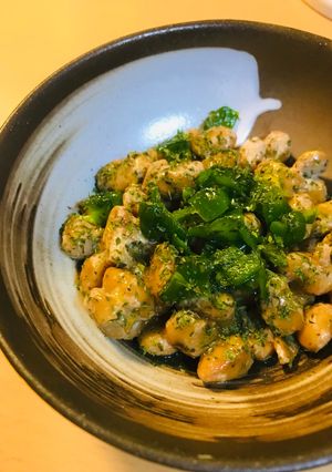 毎日の納豆●ピーマンの炒めもの-レシピのメイン写真