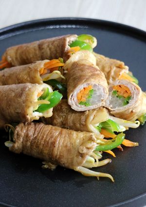 三色肉巻-レシピのメイン写真