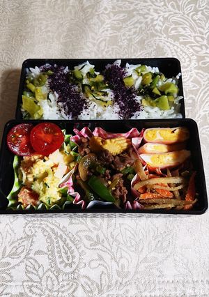 皆の好物のポテトサラダがメインのお弁当-レシピのメイン写真