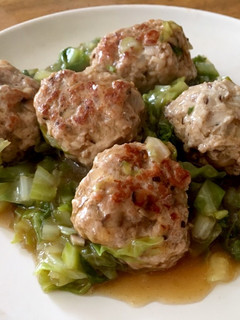 シンプル☆肉だんごのキャベツあんかけ-レシピのメイン写真