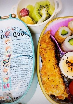 エビフライとおにぎり弁当-レシピのメイン写真