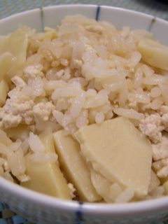 簡単☆筍と鶏ひき肉の炊き込みご飯-レシピのメイン写真