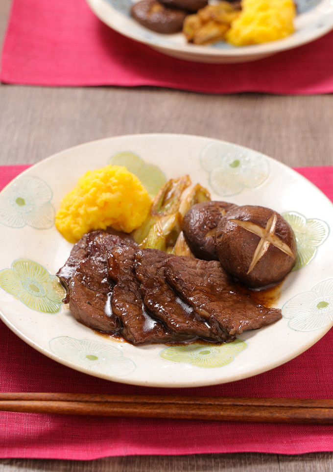 牛肉のさっぱりコク旨☆すき焼き風焼き肉-レシピのメイン写真