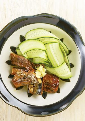 サンマのうざく風-レシピのメイン写真