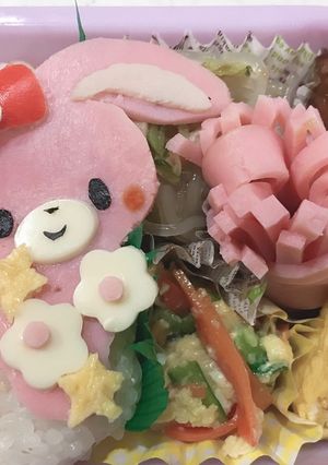 キャラ弁 ☆ ボンボンリボン-レシピのメイン写真