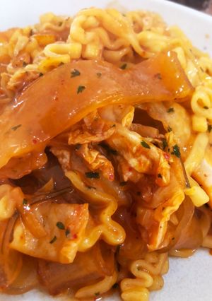 チーズ プルダック麺 ♡ タンミョン-レシピのメイン写真