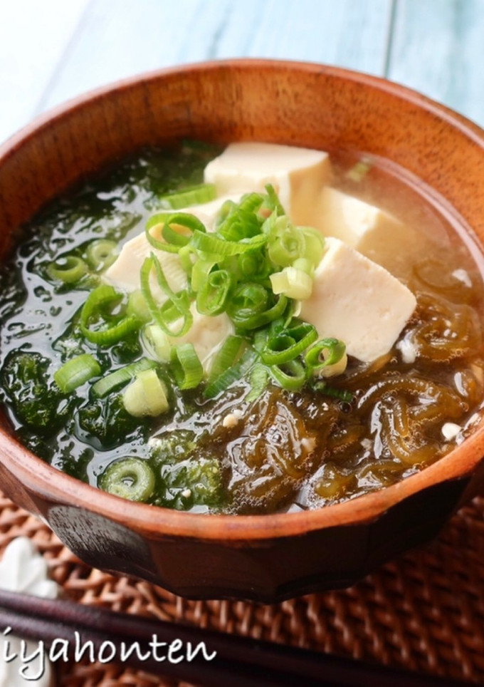 もずくとあおさの味噌汁-レシピのメイン写真