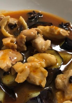 ナスと鶏肉の辛味炒め-レシピのメイン写真