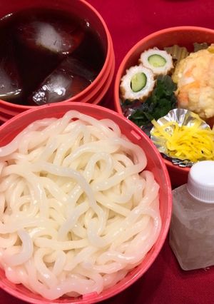 冷やしうどん弁当-レシピのメイン写真