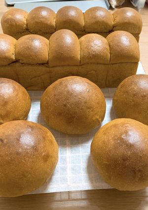 ふすまミックスで食パンとブランパン-レシピのメイン写真