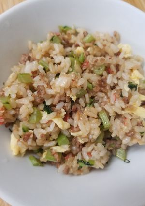 子供も大好き！豚ひき肉のチャーハン-レシピのメイン写真