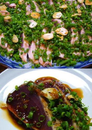 鰹のタタキ2008-レシピのメイン写真