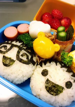 参観日のお弁当(キャラ弁)-レシピのメイン写真
