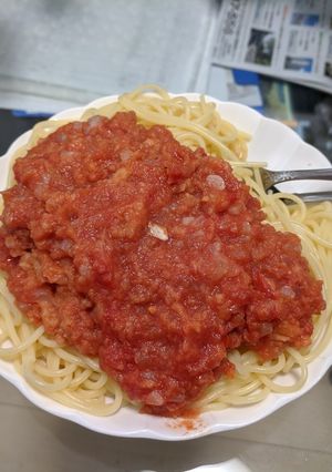 スパゲッティ ポテトソース-レシピのメイン写真