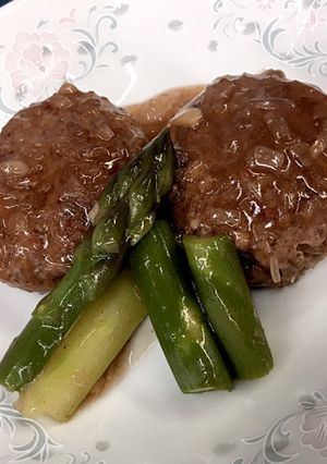 春雨入り中華ハンバーグ-レシピのメイン写真