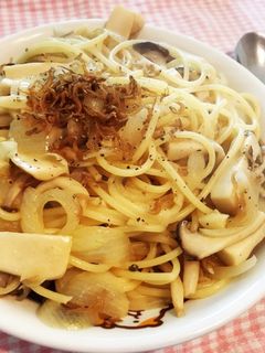 ジャコときのこの和風パスタ-レシピのメイン写真