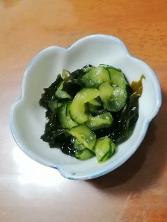 きゅうりとワカメの酢の物-レシピのメイン写真