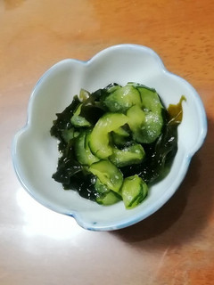 きゅうりとワカメの酢の物-レシピのメイン写真