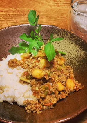 ひよこ豆のやさしいキーマカレー-レシピのメイン写真