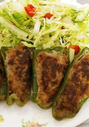 ピーマンの肉詰め-レシピのメイン写真