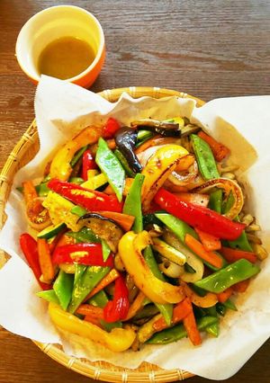 季節のグリル野菜 塩麹ドレッシング-レシピのメイン写真