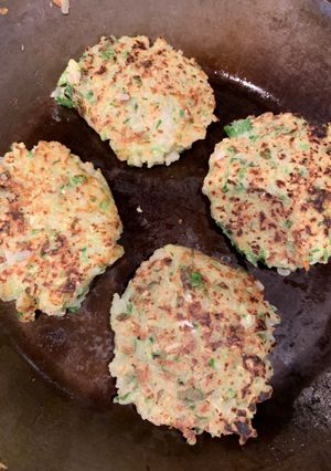 ご飯でお好み焼き！あるもの混ぜるだけ簡単-レシピのメイン写真